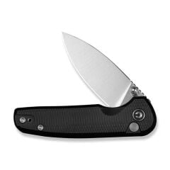 Civivi Mini Shakan Ripple Patterned Black Aluminum Handle Satin Finished Nitro-V Blade Çakı