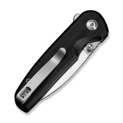Civivi Mini Shakan Ripple Patterned Black Aluminum Handle Satin Finished Nitro-V Blade Çakı
