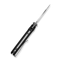 Civivi Mini Shakan Ripple Patterned Black Aluminum Handle Satin Finished Nitro-V Blade Çakı