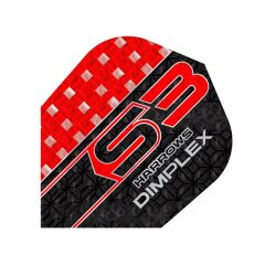 Harrows Dimplex S3 Flights Kırmızı