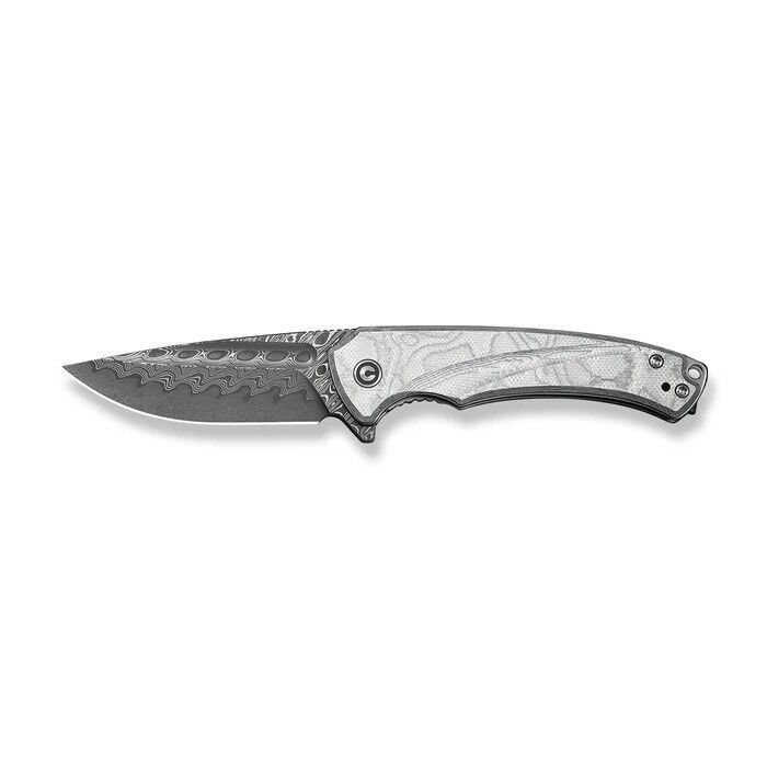 Civivi Voidflare G10 With Aluminum Handle Damascus Blade Çakı
