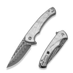 Civivi Voidflare G10 With Aluminum Handle Damascus Blade Çakı