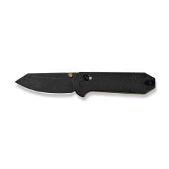 Civivi Yonder Black Burlap Micarta Handle Black Stonewashed 14C28N Blade Çakı