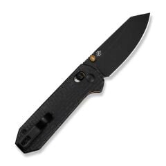 Civivi Yonder Black Burlap Micarta Handle Black Stonewashed 14C28N Blade Çakı