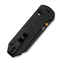 Civivi Yonder Black Burlap Micarta Handle Black Stonewashed 14C28N Blade Çakı