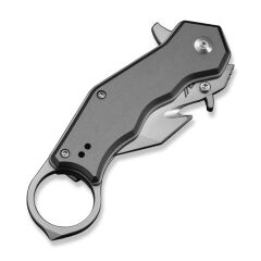 Civivi Amarog Gray Aluminum Handle Satin Finished Nitro-V Blade Çakı