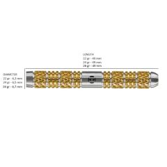 Harrows Anniversary Atlantis %95 Tungsten Dart Oku