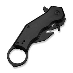 Civivi Amarog Black Aluminum Handle Black Stonewashed Nitro-V Blade Çakı