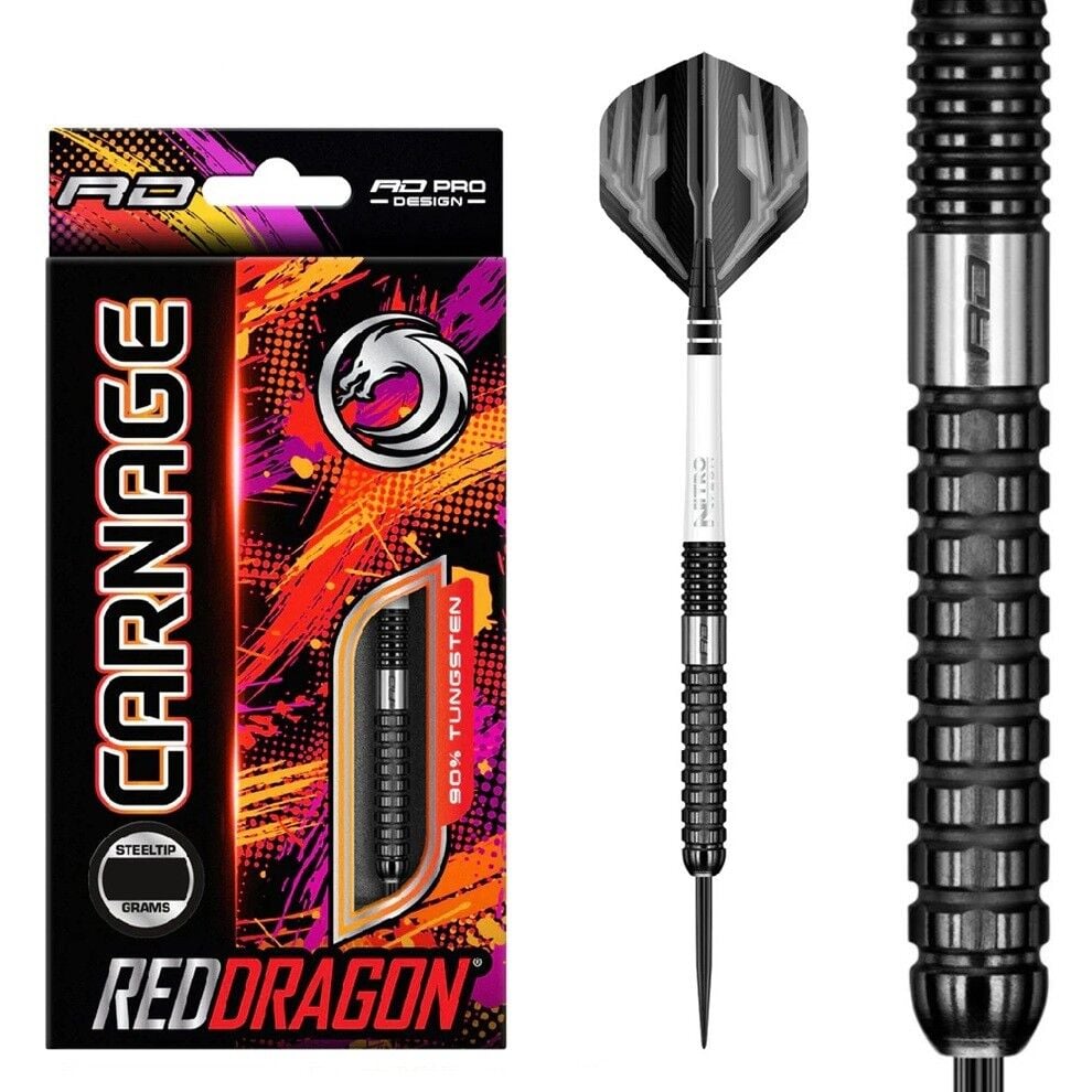 Red Dragon Carnage 2 % 90 Tungsten Çelik Uçlu Dart Oku