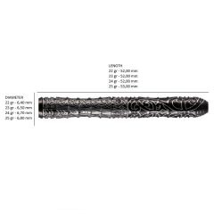 Shot Warrior Kapene % 90 Tungsten Çelik Uçlu Dart Oku