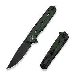 Civivi Navo Green Canvas Micarta Handle Black Stonewashed Nitro-V Blade Çakı