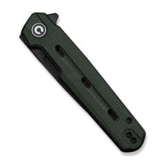 Civivi Navo Green Canvas Micarta Handle Black Stonewashed Nitro-V Blade Çakı