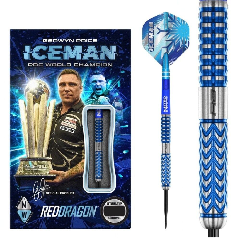Red Dragon Gerwyn Price Glacier % 90 Tungsten Çelik Uçlu Dart Oku
