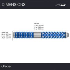Red Dragon Gerwyn Price Glacier % 90 Tungsten Çelik Uçlu Dart Oku