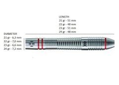 Harrows Rapide %90 Tungsten Dart Oku