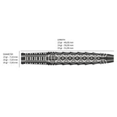 Shot Goths Wulfaz Turbo Point % 90 Tungsten Çelik Uçlu Dart Oku