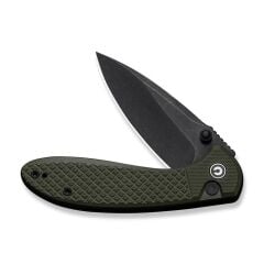 Civivi Faeger Milled OD Green G10 Handle Black Stonewashed 14C28N Blade Çakı