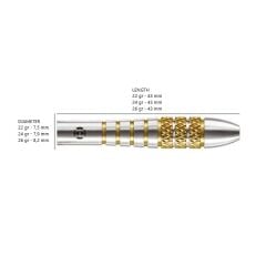 Harrows Anniversary Boxer Bomb %90 Tungsten Dart Oku