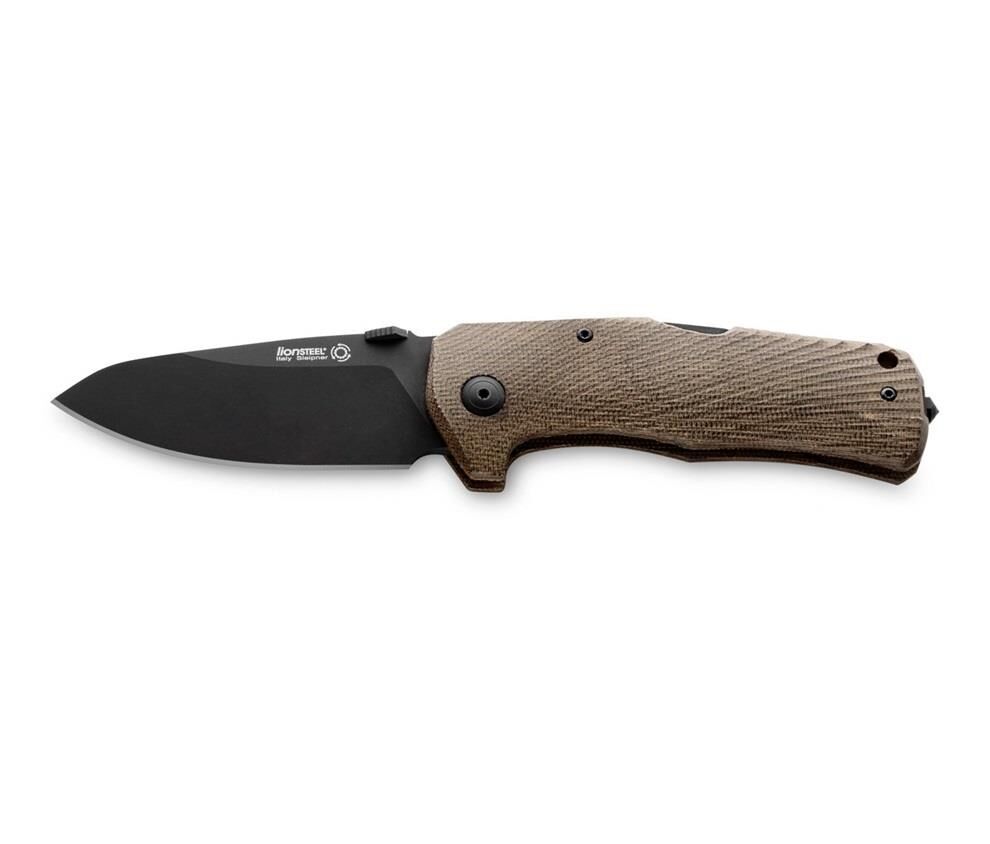 Lionsteel TM1 Green Canvas Black Blade Çakı