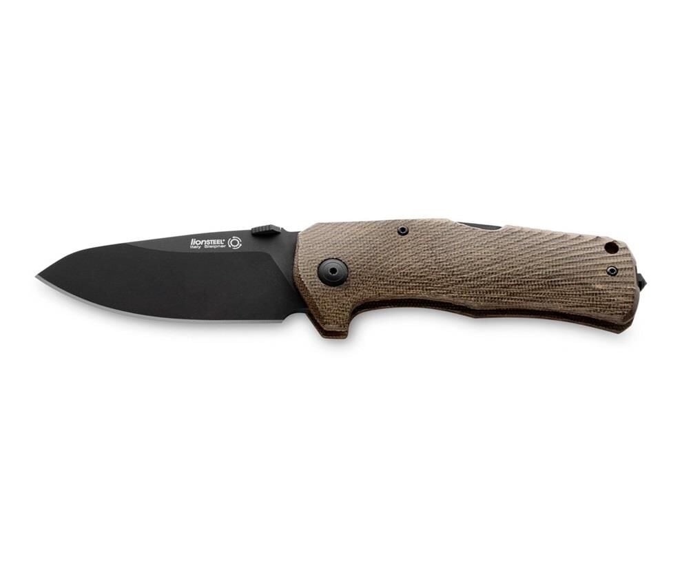 Lionsteel TM1 Green Canvas Black Blade Çakı