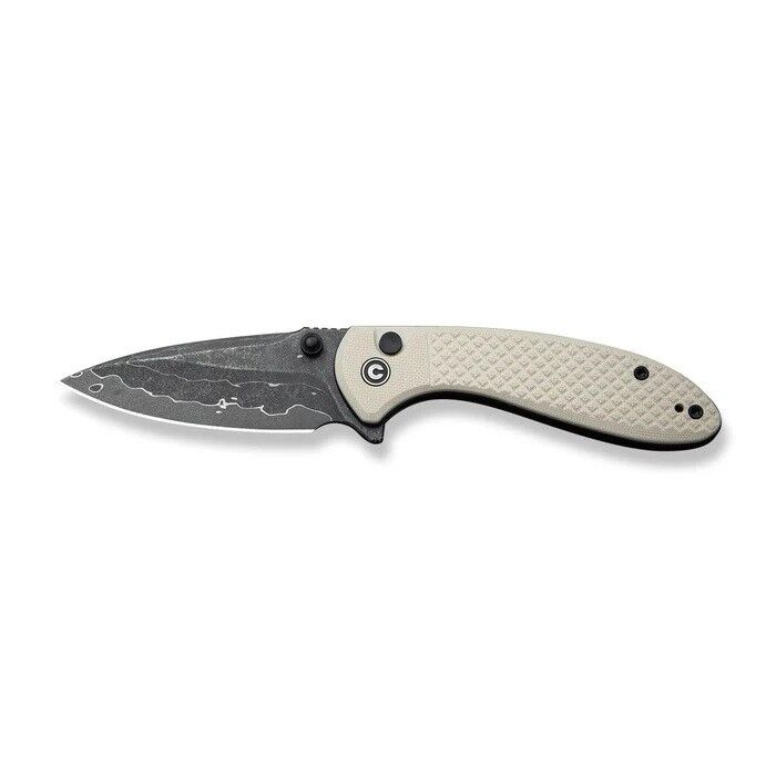 Civivi Faeger Milled Ivory G10 Handle Damascus Blade Çakı