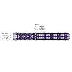 Shot Goths Visara Turbo Point % 90 Tungsten Çelik Uçlu Dart Oku