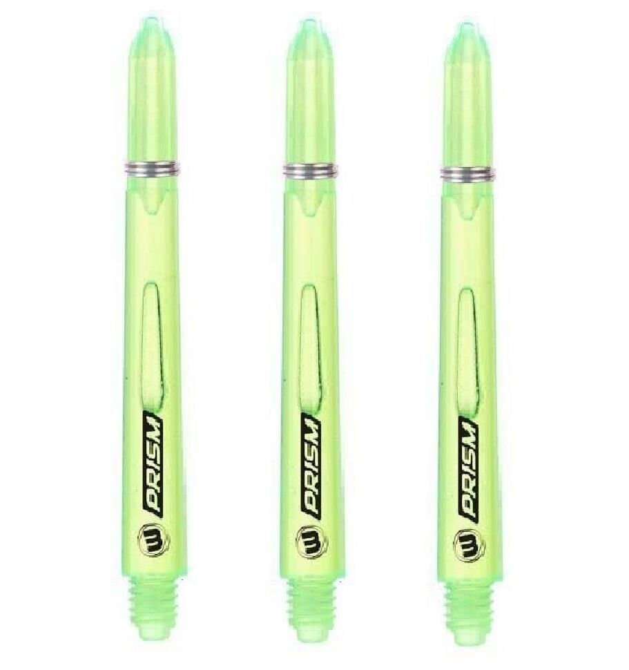 Winmau Prism 1.0 Dart Shafts Açık Yeşil - Medium