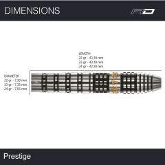 Red Dragon Luke Humphries Prestige % 90 Tungsten Çelik Uçlu Dart Oku