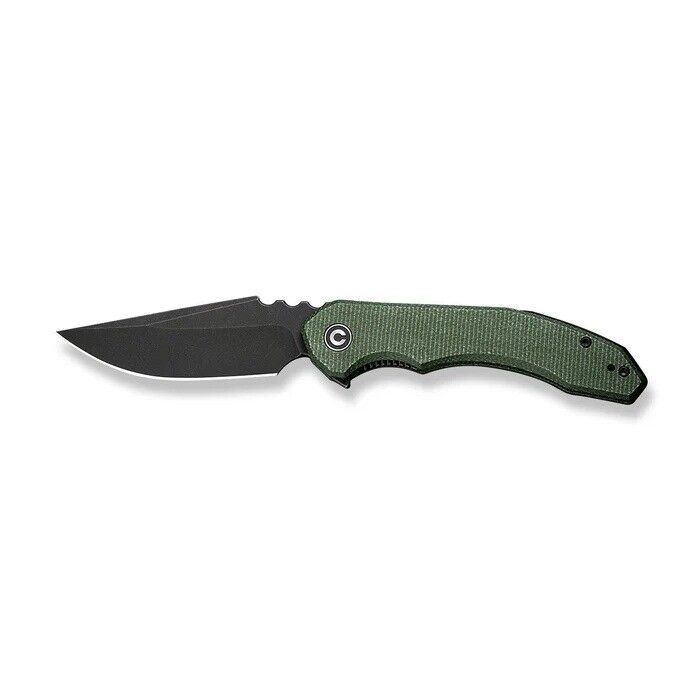 Civivi Bluetick Green Canvas Micarta Handle Black Stonewashed 14C28N Blade Çakı