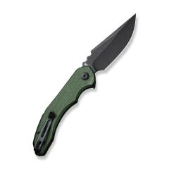 Civivi Bluetick Green Canvas Micarta Handle Black Stonewashed 14C28N Blade Çakı