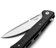 Lionsteel Skinny Black Aluminum Stone Washed Blade Çakı
