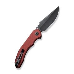 Civivi Bluetick Burgundy G10 Handle Black Stonewashed 14C28N Blade Blade Çakı