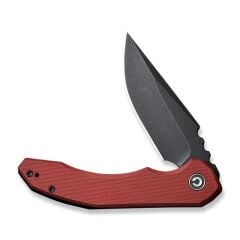 Civivi Bluetick Burgundy G10 Handle Black Stonewashed 14C28N Blade Blade Çakı
