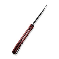 Civivi Bluetick Burgundy G10 Handle Black Stonewashed 14C28N Blade Blade Çakı