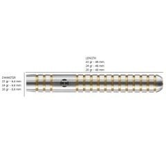 Harrows Anniversary Original %90 Tungsten Dart Oku