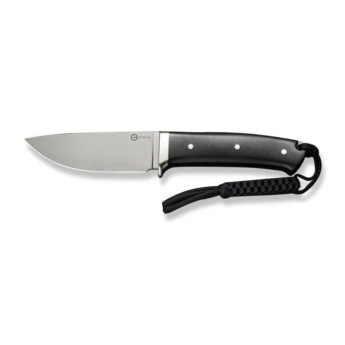 Civivi Cloud Peak Black G10 Handle With Nickel-Silver Guard Satin Finished Nitro-V Blade Bıçak