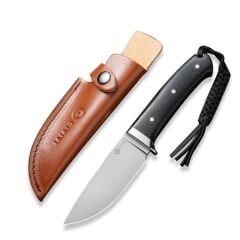 Civivi Cloud Peak Black G10 Handle With Nickel-Silver Guard Satin Finished Nitro-V Blade Bıçak