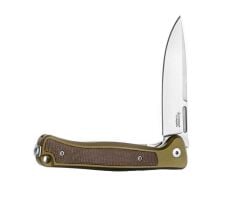Lionsteel Skinny Green Aluminum Stone Washed Blade Çakı