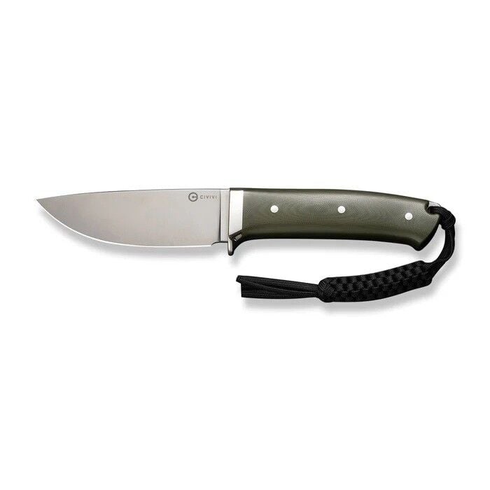 Civivi Cloud Peak OD Green G10 Handle With Nickel-Silver Guard Satin Finished Nitro-V Blade Bıçak