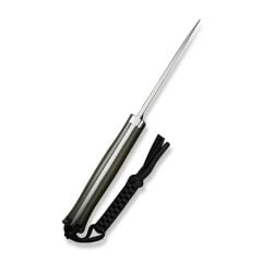 Civivi Cloud Peak OD Green G10 Handle With Nickel-Silver Guard Satin Finished Nitro-V Blade Bıçak