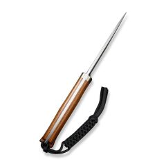 Civivi Cloud Peak Guibourtia Wood Handle With Nickel-Silver Guard Satin Finished Nitro-V Blade Bıçak