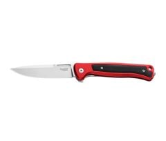 Lionsteel Skinny Red Aluminum Stone Washed Blade Çakı