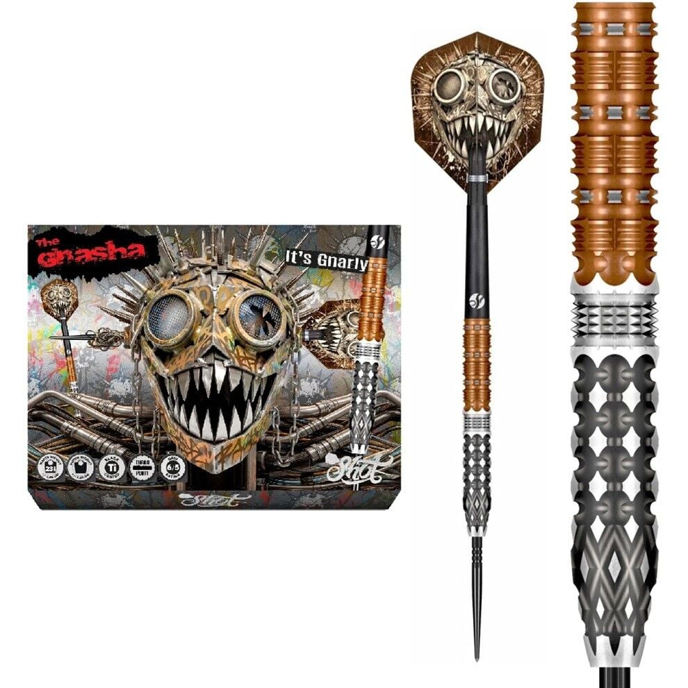 Shot Gnarly Gnasha Turbo Point % 95 Tungsten Çelik Uçlu Dart Oku