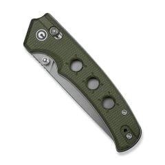 Civivi Noctis Olive Canvas Micarta Handle Stonewashed Nitro-V Blade Çakı