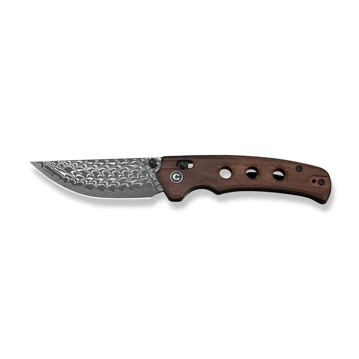 Civivi Noctis Guibourtia Wood Handle Damascus Blade Çakı