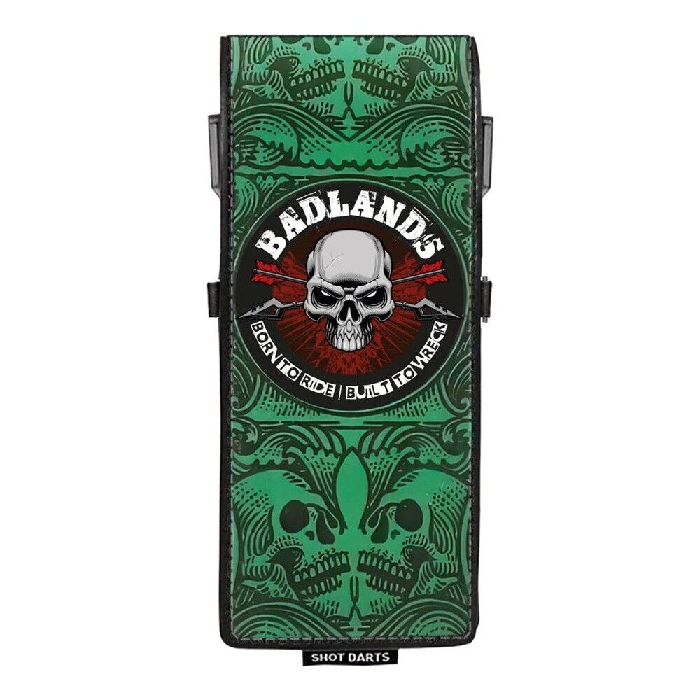 Shot Badlands Inked Dart Wallet Green Case