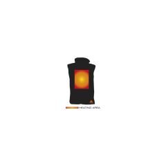 Alpenheat Isıtıcılı Polar Siyah Yelek -XL-