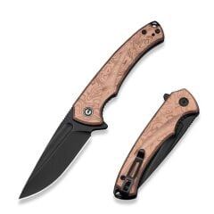 Civivi Voidflare G10 With Copper Foil Handle Black Stonewashed 14C28N Blade Çakı