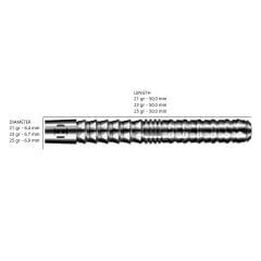 Harrows Razr Parallel %90 Tungsten Dart Oku