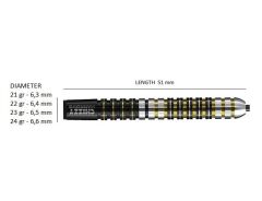 Harrows Chizzy %90 Tungsten Dart Oku